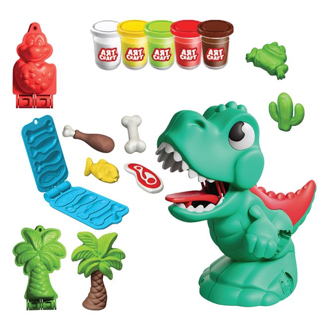 DOH Set Plastilina Hranesc Dinozaurul foto 2