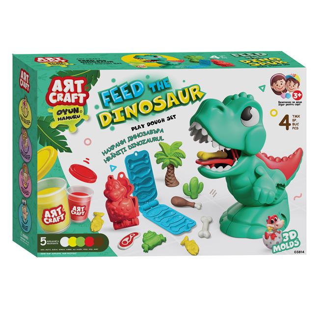 DOH Set Plastilina Hranesc Dinozaurul