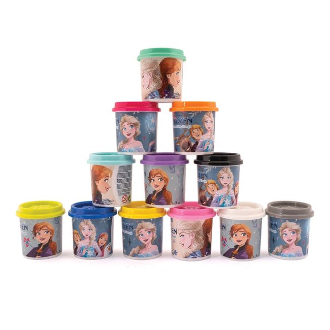 Plastilina Disney Frozen Recipient cu Capac (12 Modele) - AS