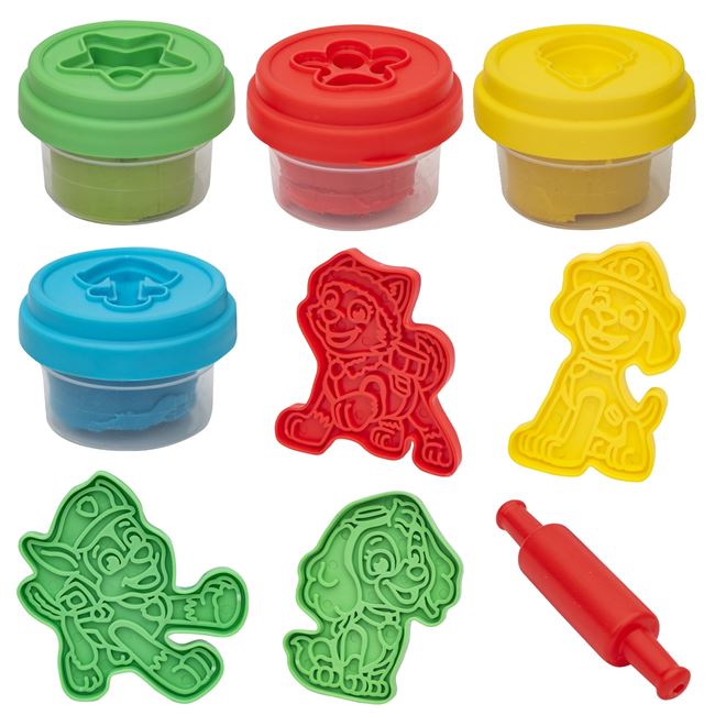 Set Plastilina DOH Paw Patrol cu Forme & Sucitor foto 2
