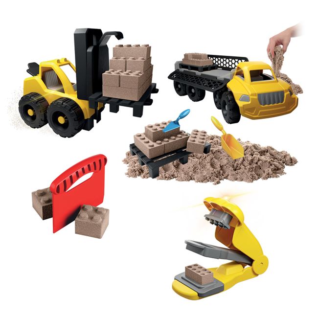 Set Vehicule de Constructie pentru Nisip Creativ - 9 piese foto 2