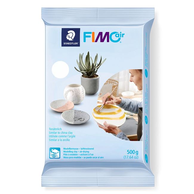 Lut - Pasta Modelaj Staedtler Fimo Air Basic Alb 500g