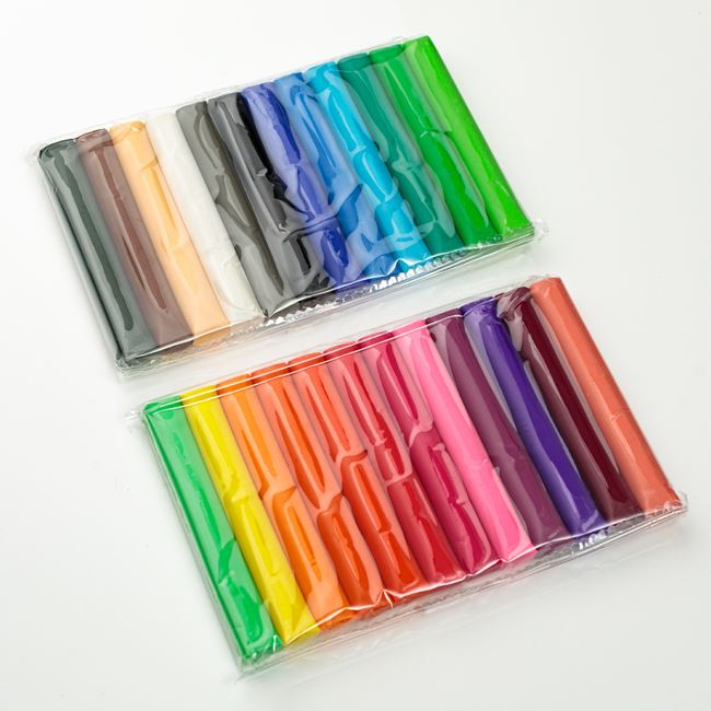 Plastilina in Cutie 24 Culori Diferite - 500g foto 2