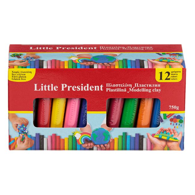 Plastilina in Cutie 12 Culori Diferite - 750g