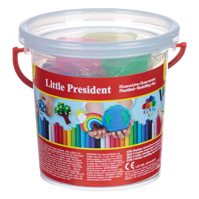 Galeata cu Plastilina 6 Culori Diferite & Forme - 9 piese