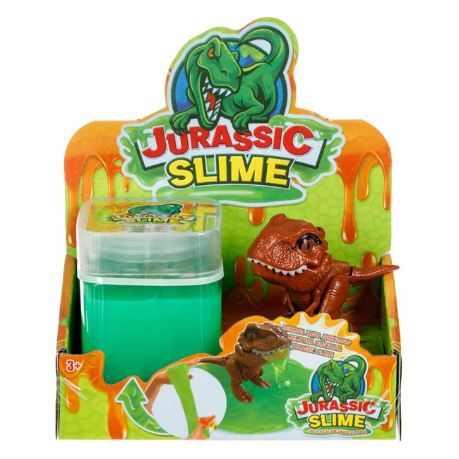 Jucarie Gelatina Slime Crystal Verde Dinozaur 200g foto 2